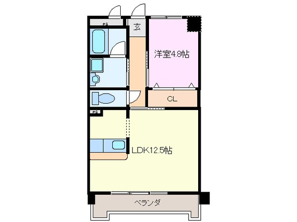 グランドゥール大野の物件間取画像